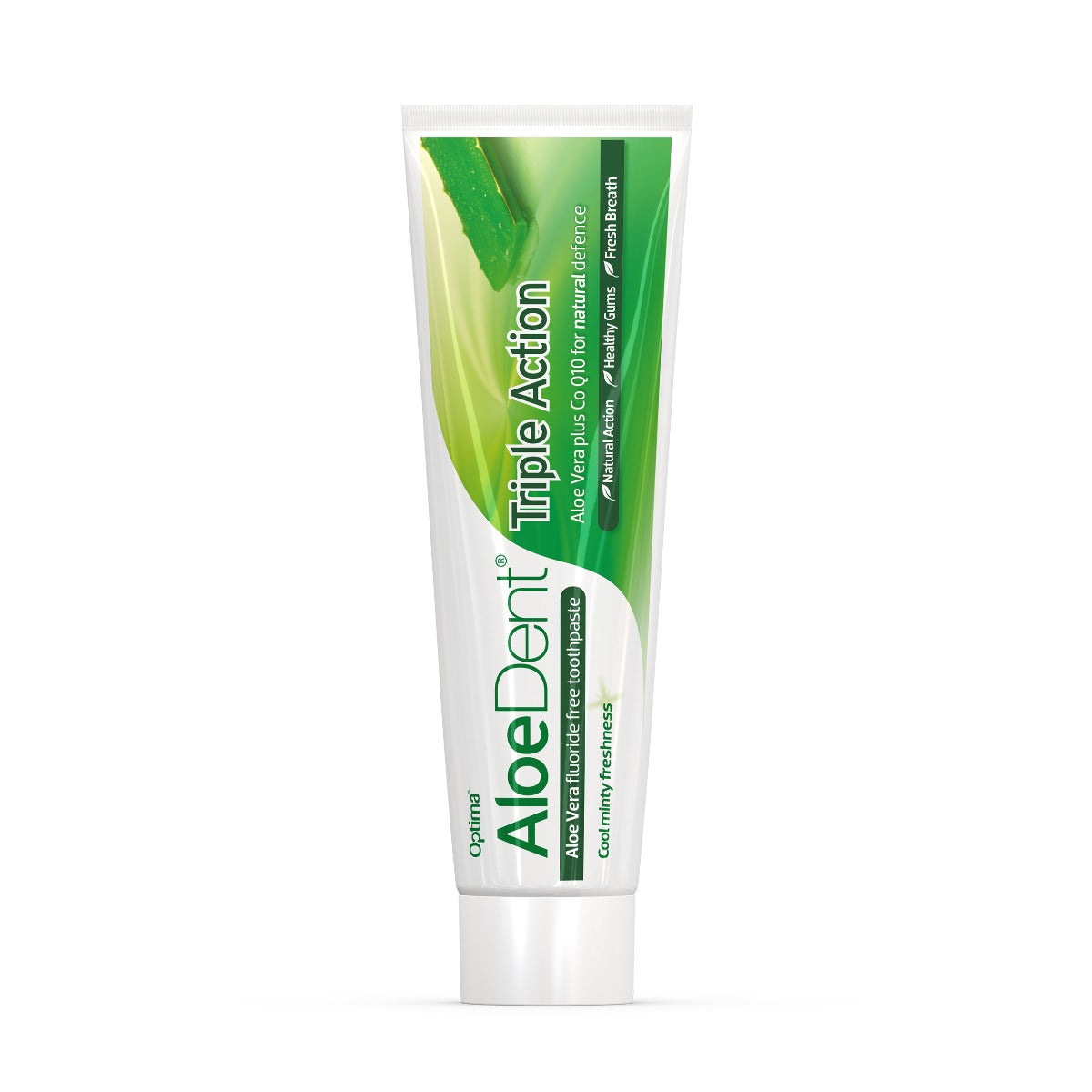 Aloe Dent Triple Action Aloe Vera Toothpaste + Co Q10 -Mint 100ml