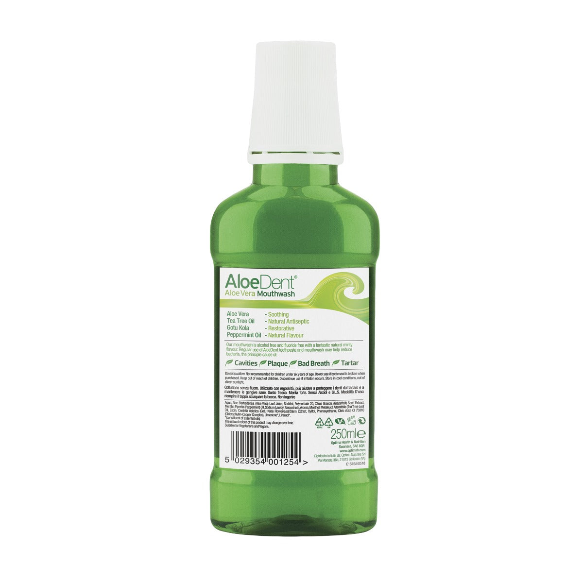 Aloe Dent Mouthwash & Vit K & Tea Tree 250ml