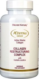 Higher Nature AEterna Gold Collagen Restructuring Complex 90 Capsules # AERE090