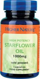 Higher Nature Starflower Oil 1000mg 30 Capsules # STI030