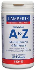 Lamberts A-Z Multi - Multivitamins & Minerals One-a-day 60 Tablets #8429 - Up To 30% Off