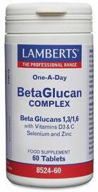 Lamberts Beta Glucan Complex 60 Tabs #8524 - Up To 30% Off