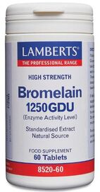 Lamberts Bromelain (1250GDU) 60 Tablets #8520 - Up To 30% Off