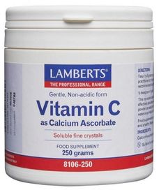 Lamberts Calcium Ascorbate Vitamin C (250 g) #8106 - Up To 30% Off