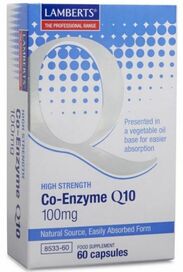 Lamberts Co-Enzyme Q10 100mg 60 Capsules #8533 - Up To 30% Off