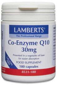 Lamberts Co-Enzyme Q10 30mg 180 Caps #8531 - Up To 30% Off
