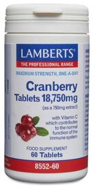 Lamberts Cranberry Tablets 18,750mg 60 Tabs #8552 - Up To 30% Off