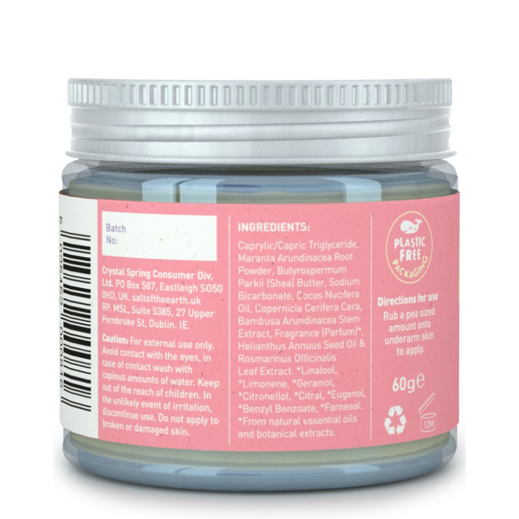 Salt Of The Earth Lavender & Vanilla natural deodorant balm # 60 Grams