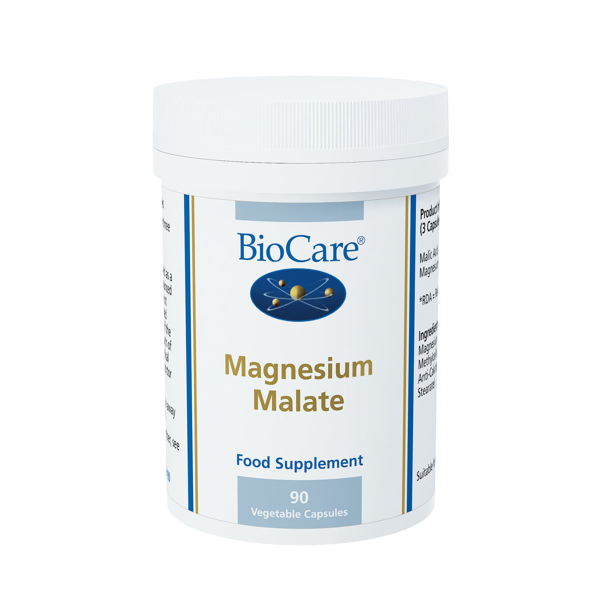 BioCare Magnesium Malate 250 mg (50mg elemental magnesium) 90 Capsules # 26190