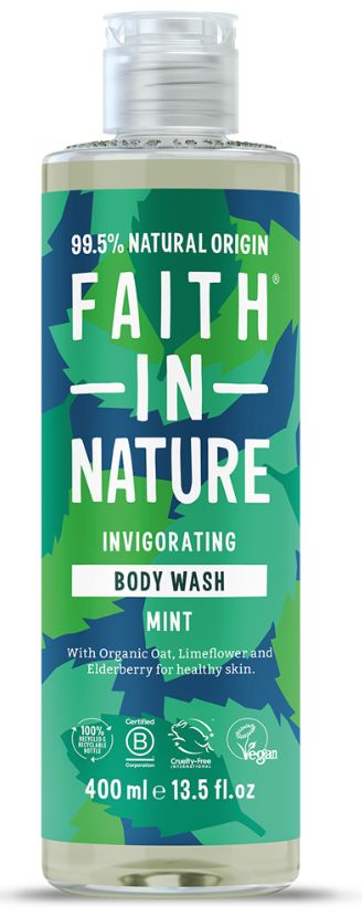 Faith In Nature Body Wash Mint 400ml