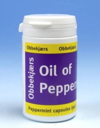 Obbekjaers Oil of Peppermint - 90 Caps