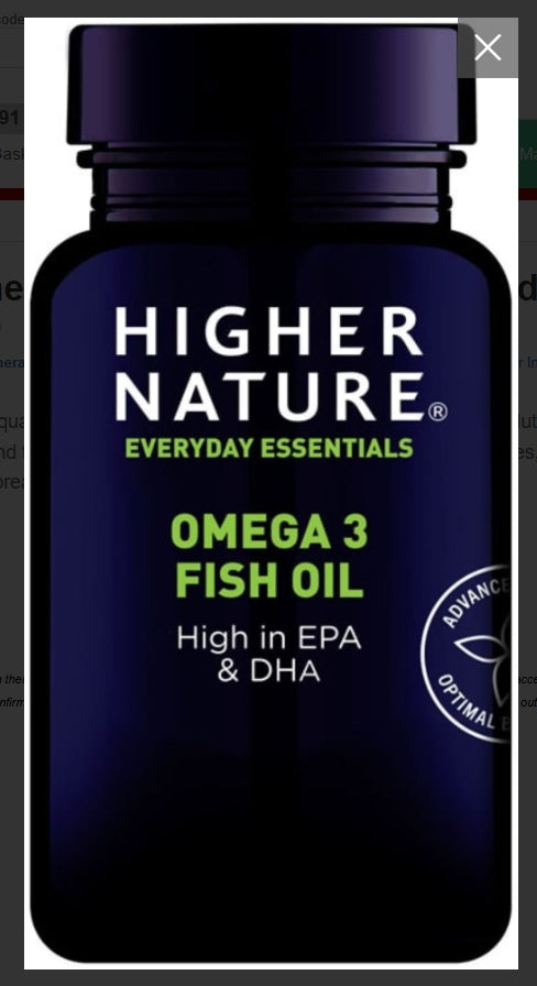 Higher Nature Omega 3 Fish Oils # FIS090