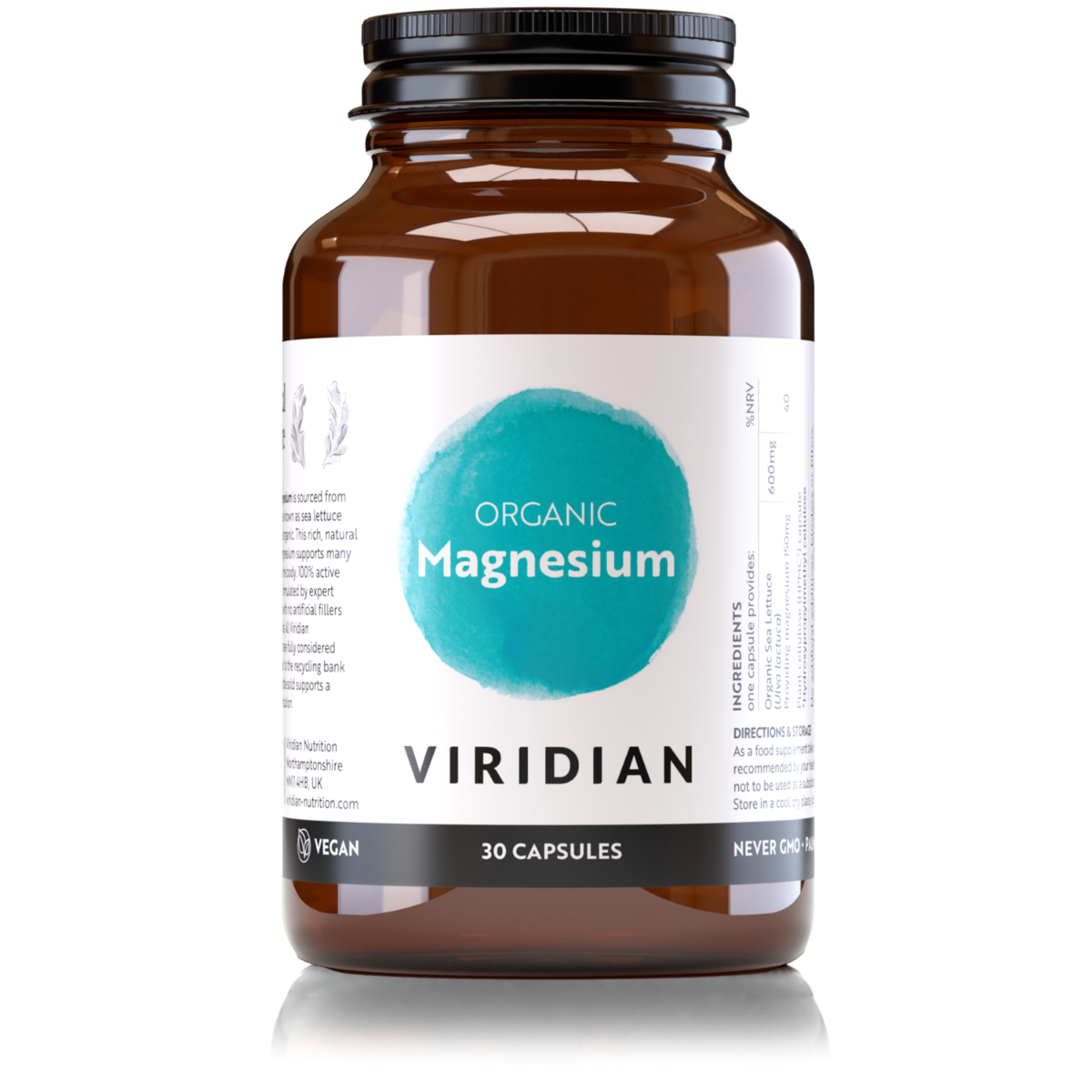Viridian Magnesium Organic 150mg Veg Caps 30 size # Up To 30% Off
