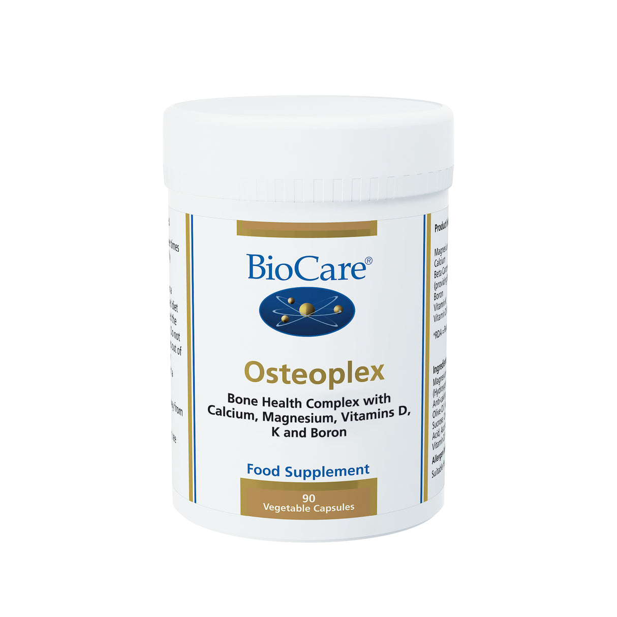 BioCare Osteoplex (Magnesium & Calcium Citrate plus Boron) 90 Capsules # 24090