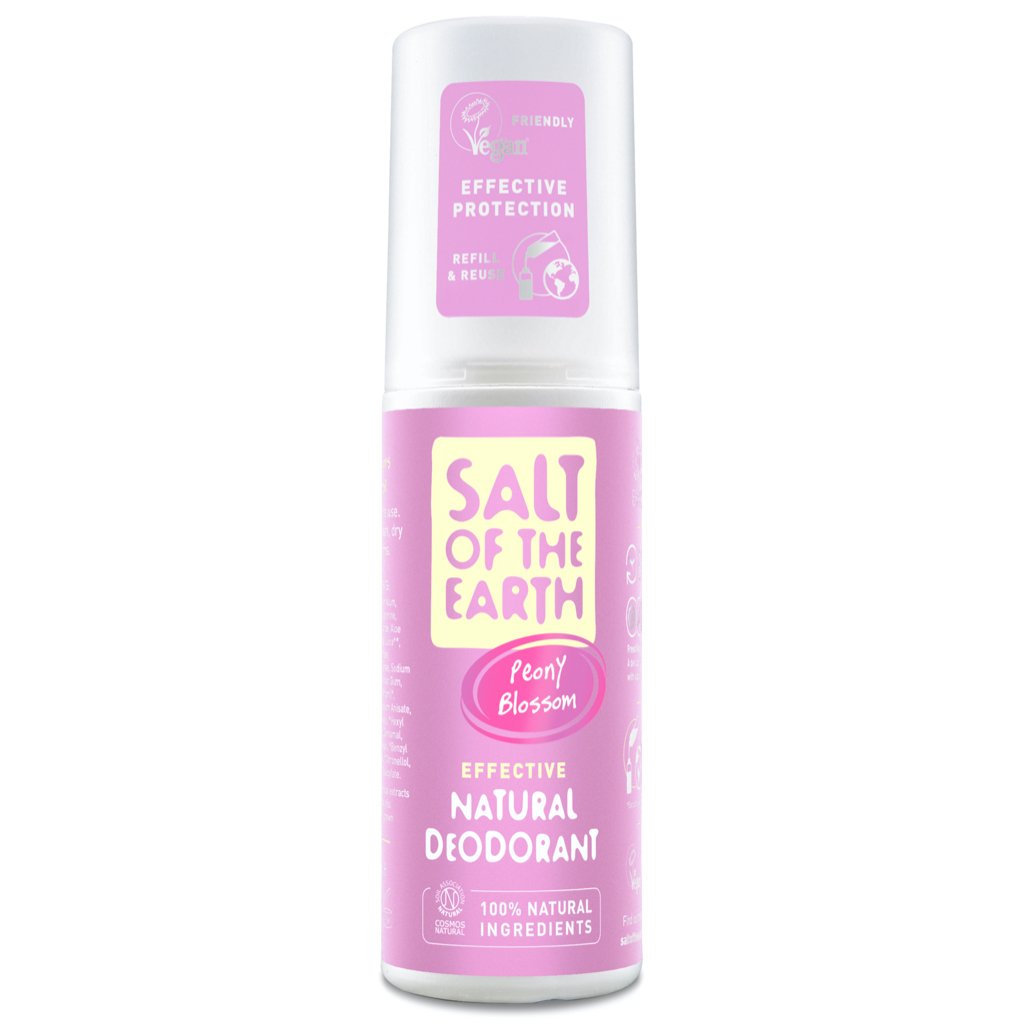 Salt Of The Earth Peony Blossom Natural Deodorant Spray # 100ml