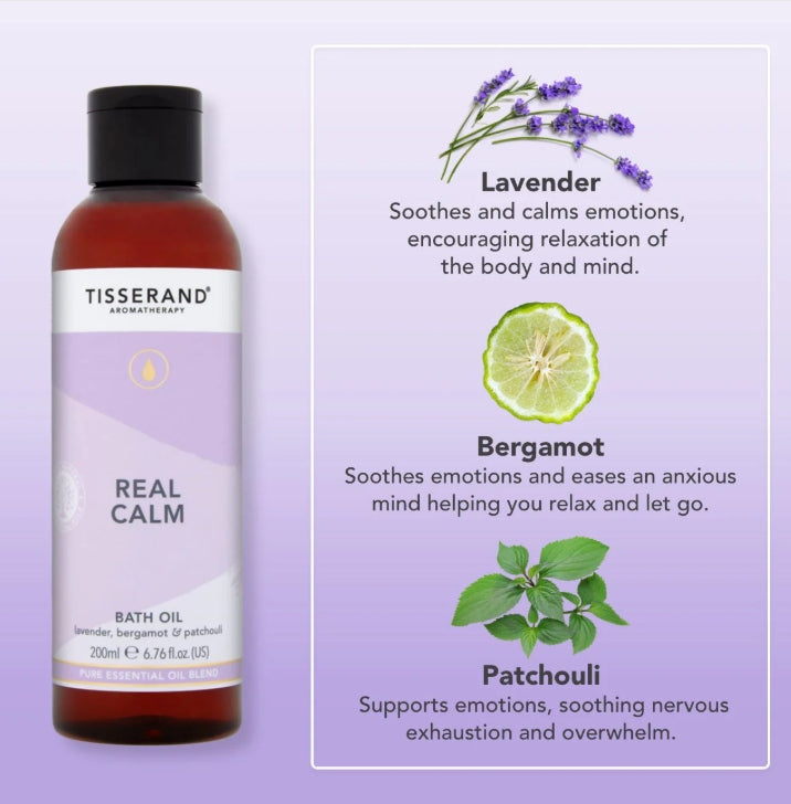 Tisserand Real Calm Bath Oil