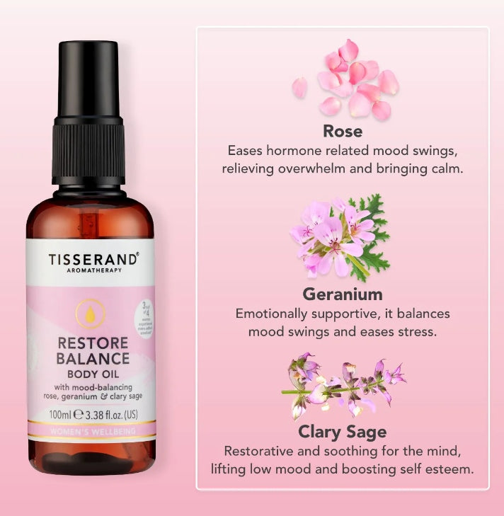 Tisserand Restore Balance Body Oil 100ml