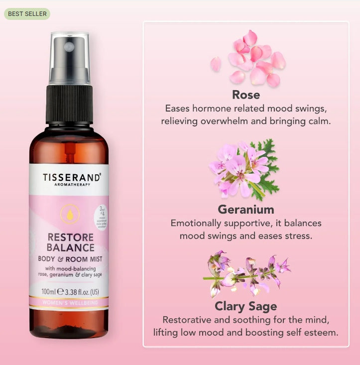 Tisserand Restore Balance Body & Room Mist 100ml