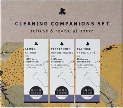 Aqua Oleum Cleaning Companions Trio Essential Oil Set 3x10ml