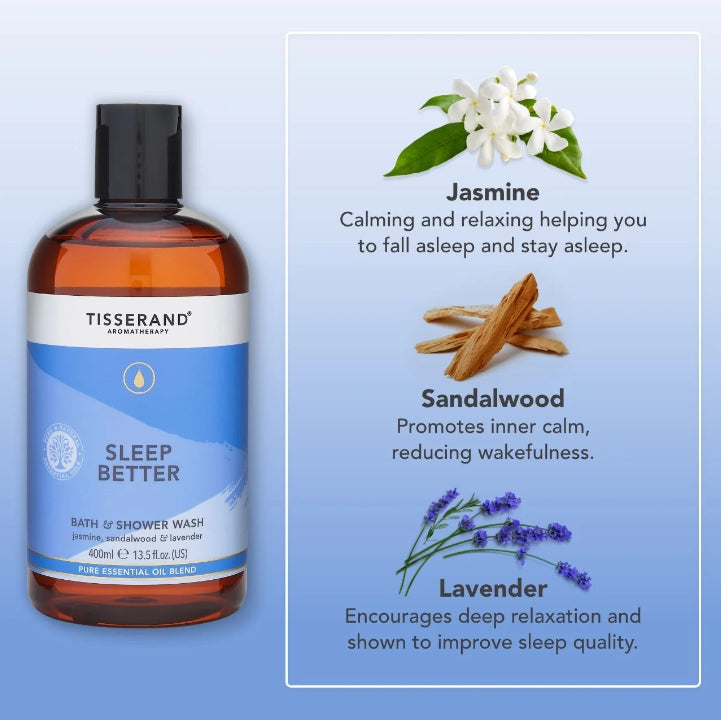 Tisserand Sleep Better Bath & Shower Wash 400ml