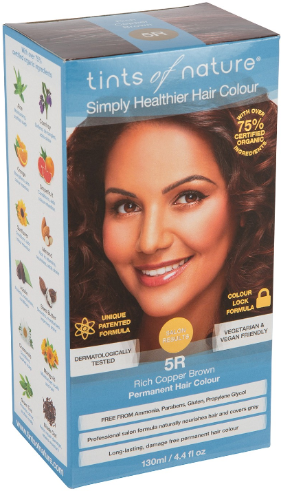 Tints of Nature 5R Rich Copper Brown Permanent Hair Colour