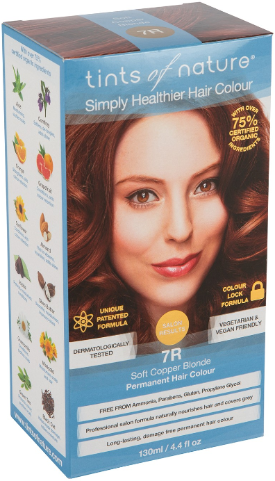 Tints of Nature 7R Soft Copper Blonde Permanent Hair Colour