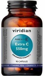 Viridian Extra C 550mg Veg Caps 90 size #216 Up To 30% Off