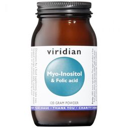 Viridian Myo-Inositol & Folic Acid Powder 120g size #210 Up To 30% Off