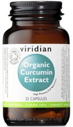 Viridian Curcumin Organic Extract Veg Caps 30 size #948 Up To 30% Off