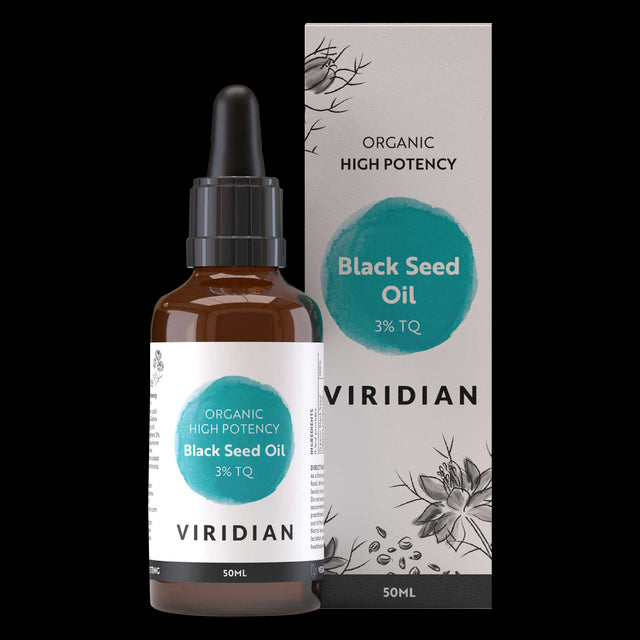 Viridian Black Seed Oil (High Potency) (Organic) 50ml size #522 Up To 30% Off