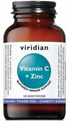 Viridian Vitamin C + Zinc Powder 100g # 223 Up To 30% Off