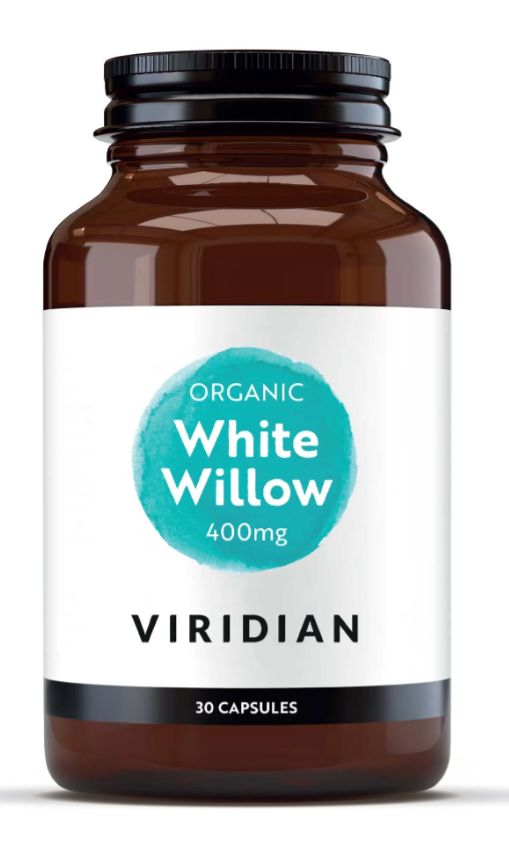 Viridian Organic White Willow 400mg Veg Caps 30 size #975 Up To 30% Off