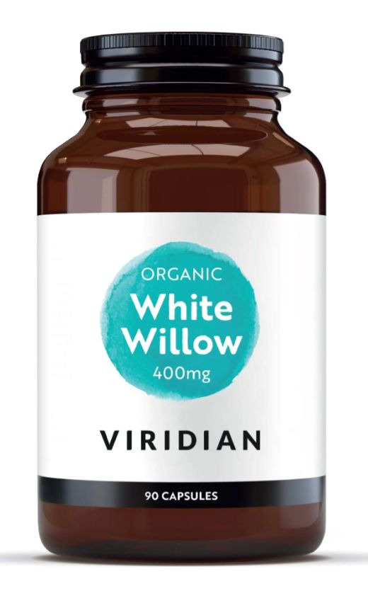 Viridian Organic White Willow 400mg Veg Caps 90 size #977 Up To 30% Off