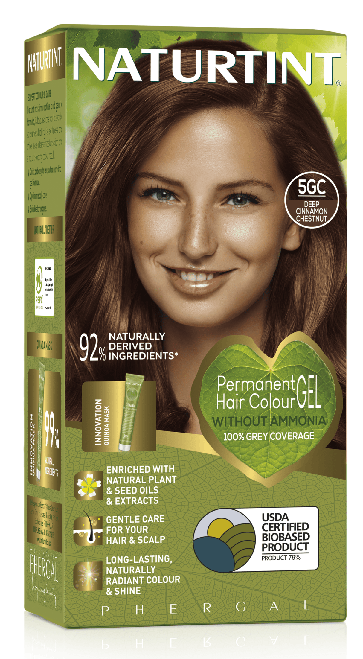 Naturtint  Permanent Hair Colourant 5GC Deep Cinnamon Chestnut - Up to 35% Off