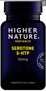 Higher Nature Serotone-5HTP 100mg 90 Capsules # SE1090