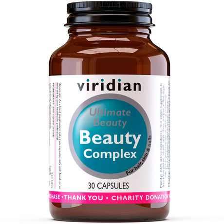 Viridian Ultimate Beauty Skin, Hair and Nails Complex Veg Caps 30 size #160 Up To 30% Off