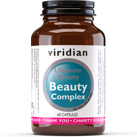 Viridian Ultimate Beauty Skin, Hair and Nails Complex Veg Caps 60 size #161 Up To 30% Off