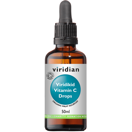 Viridian Viridikid Vitamin C Drops (Organic)* 50ml size #213  Up To 30% Off