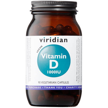 Viridian Vitamin D3 1000iu Veg Caps 90 size #271 Up To 30% Off