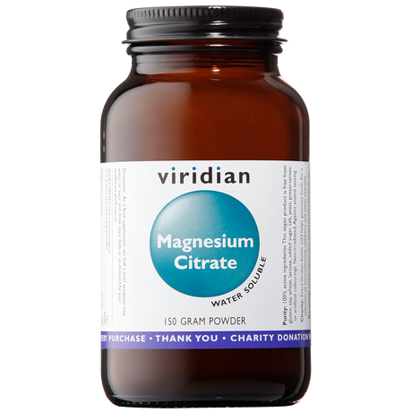Viridian Magnesium Citrate Powder 150g size #333 Up To 30% Off