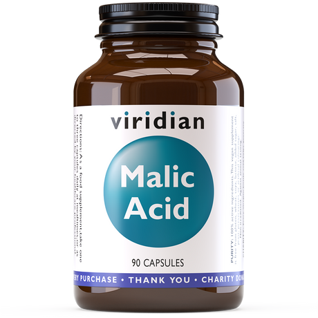 Viridian Malic Acid 550mg Veg Caps 90 size #372 Up To 30% Off