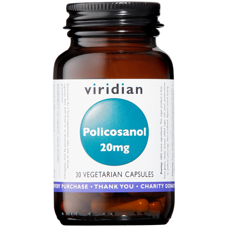 Viridian Policosanol 20mg Veg Caps 30 size #378 Up To 30% Off