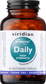 Viridian Synerbio High Strength Daily Veg Caps 60 size #461 Up To 30% Off
