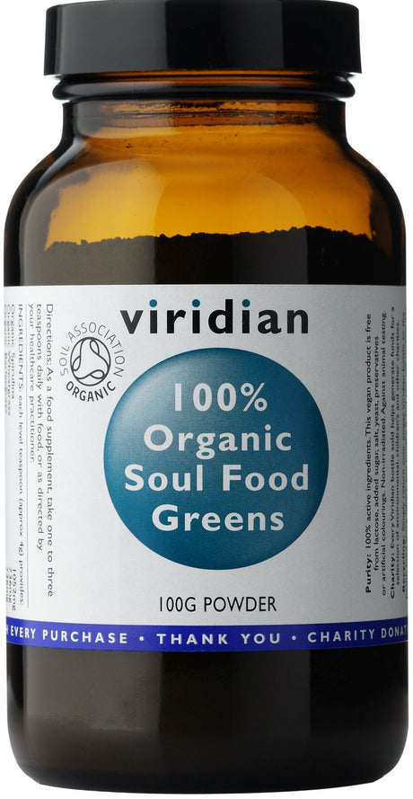 Viridian Super Greens Powder (Organic)* 100g size #282  Up To 30% Off