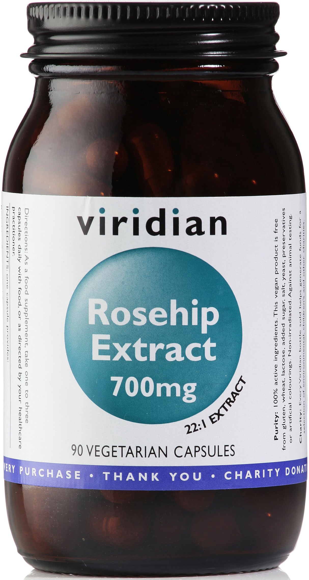 Viridian Rosehip Extract Veg Caps 90 size #854  Up To 30% Off