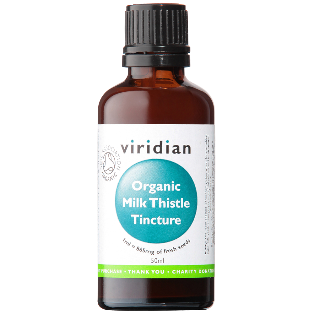 Viridian Milk Thistle Tincture (Organic)  50ml size #606 Up To 30% Off