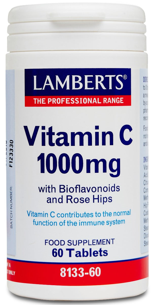 Lamberts Vitamin C 1000mg & Bioflavonoids ( 60 Tablets) # 8133