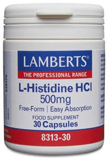 Lamberts L-Histidine HCI 500mg (30 Capsules) # 8313