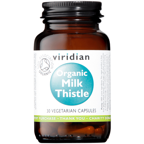 Viridian Milk Thistle Organic Veg Caps 30 size #958 Up To 30% Off