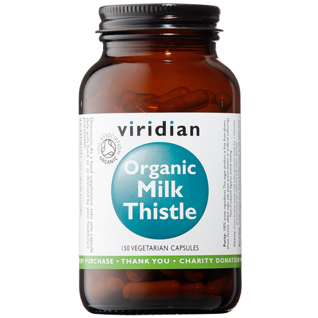 Viridian Milk Thistle Organic Veg Caps 150 size #959 Up To 30% Off
